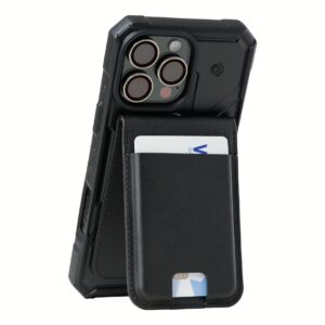 UAG รุ่น Metropolis Wallet - ที่เก็บบัตรติดหลังมือถือ - สี Black