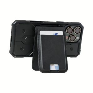 UAG รุ่น Metropolis Wallet - ที่เก็บบัตรติดหลังมือถือ - สี Black