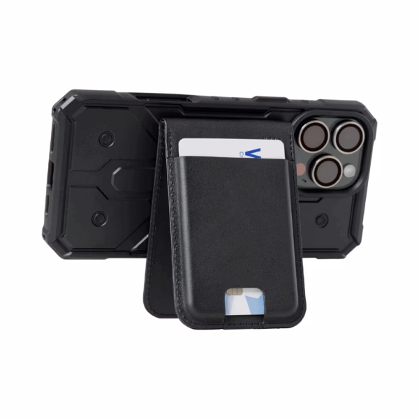 UAG รุ่น Metropolis Wallet - ที่เก็บบัตรติดหลังมือถือ - สี Black