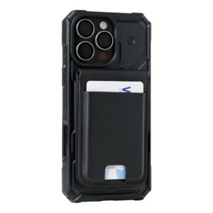 UAG รุ่น Metropolis Wallet - ที่เก็บบัตรติดหลังมือถือ - สี Black