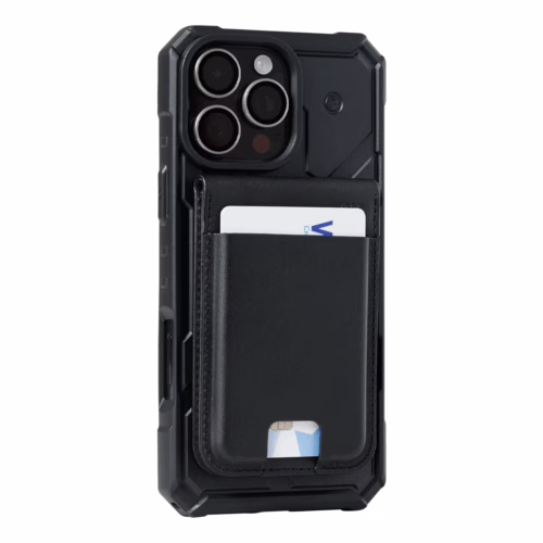 UAG รุ่น Metropolis Wallet - ที่เก็บบัตรติดหลังมือถือ - สี Black