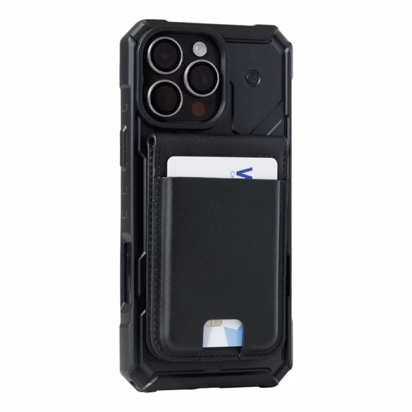 UAG รุ่น Metropolis Wallet - ที่เก็บบัตรติดหลังมือถือ - สี Black