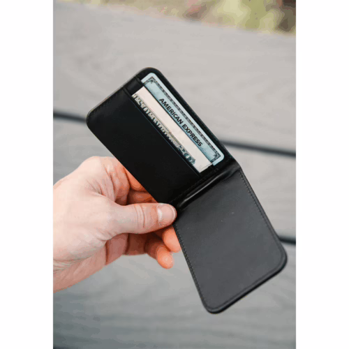UAG รุ่น Metropolis Wallet - ที่เก็บบัตรติดหลังมือถือ - สี Black