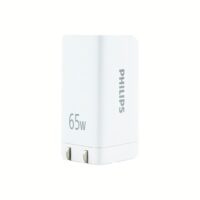 Philips หัวชาร์จ รุ่น PD65W อะแดปเตอร์ 3 พอร์ต USB-A/USB-C ชาร์จไว PD - สี White