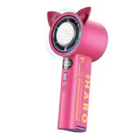 Momax รุ่น 1°Go Portable Handheld High Speed Fan - พัดลมมือถือ - สี Gundam-Pink (Limited Edition)