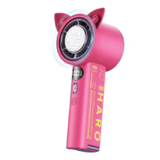 Momax รุ่น 1°Go Portable Handheld High Speed Fan - พัดลมมือถือ - สี Gundam-Pink (Limited Edition)
