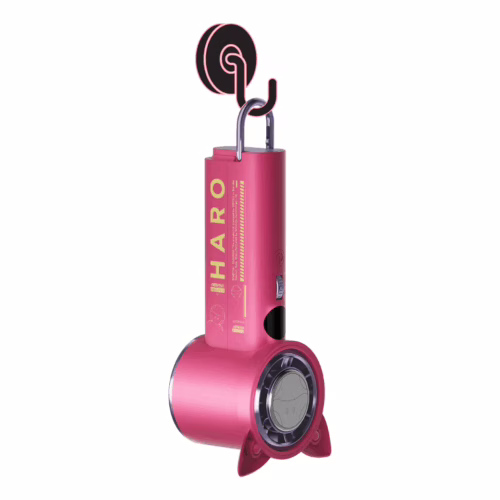 Momax รุ่น 1°Go Portable Handheld High Speed Fan - พัดลมมือถือ - สี Gundam-Pink (Limited Edition)