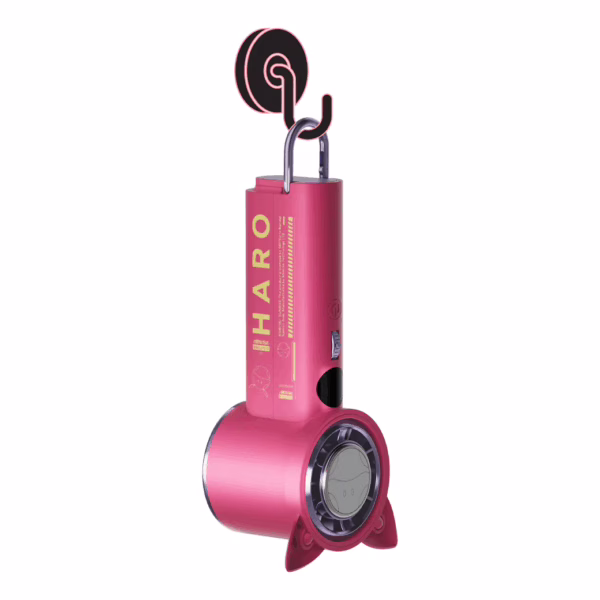 Momax รุ่น 1°Go Portable Handheld High Speed Fan - พัดลมมือถือ - สี Gundam-Pink (Limited Edition)
