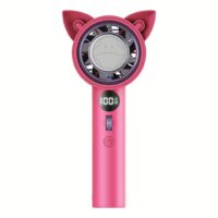 Momax รุ่น 1°Go Portable Handheld High Speed Fan - พัดลมมือถือ - สี Gundam-Pink (Limited Edition)