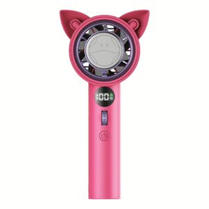 Momax รุ่น 1°Go Portable Handheld High Speed Fan - พัดลมมือถือ - สี Gundam-Pink (Limited Edition)