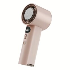 Momax รุ่น 1°Go Portable Handheld High Speed Fan - พัดลมมือถือ - สี Sandstone