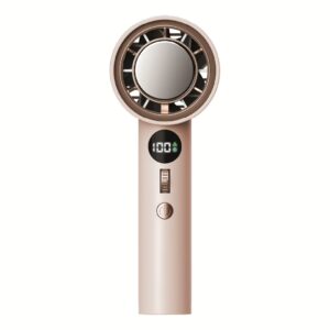 Momax รุ่น 1°Go Portable Handheld High Speed Fan - พัดลมมือถือ - สี Sandstone