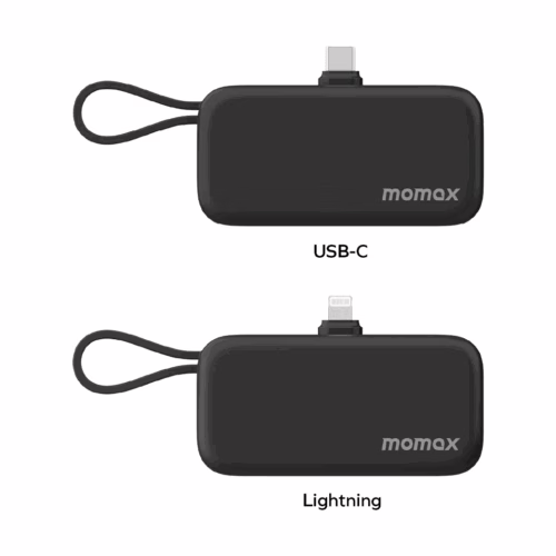 Momax รุ่น 1-Power Mini หัวชาร์จ USB-C - พาวเวอร์แบงค์ความจุ 5000 mAh - สี White