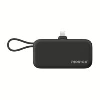 Momax รุ่น 1-Power Mini หัวชาร์จ Lightning - พาวเวอร์แบงค์ความจุ 5000 mAh - สี Black