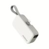 Momax รุ่น 1-Power Mini หัวชาร์จ Lightning - พาวเวอร์แบงค์ความจุ 5000 mAh - สี White