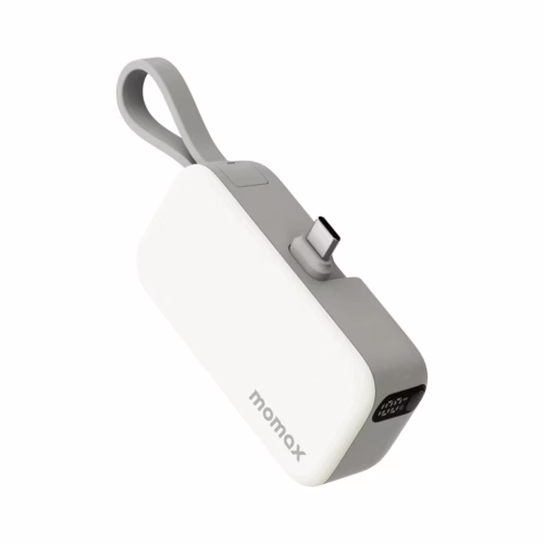 Momax รุ่น 1-Power Mini หัวชาร์จ USB-C - พาวเวอร์แบงค์ความจุ 5000 mAh - สี White