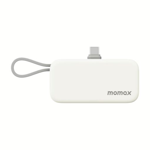 Momax รุ่น 1-Power Mini หัวชาร์จ USB-C - พาวเวอร์แบงค์ความจุ 5000 mAh - สี White - Image 4