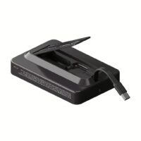 Momax รุ่น 1-Power X Pro+ with Stand (10000mAh) - พาวเวอร์แบงค์ไร้สาย+Built-in USB-C - สี Black