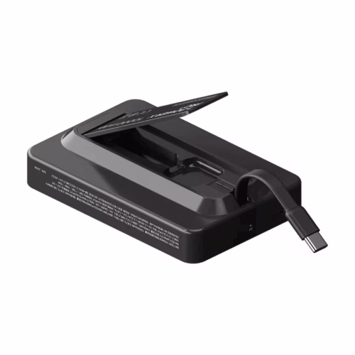 Momax รุ่น 1-Power X Pro+ with Stand (10000mAh) - พาวเวอร์แบงค์ไร้สาย+Built-in USB-C - สี Black