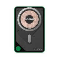 Momax รุ่น 1-Power X Pro+ with Stand (10000mAh) - พาวเวอร์แบงค์ไร้สาย+Built-in USB-C - สี Green