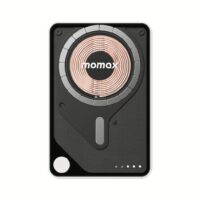 Momax รุ่น 1-Power X Pro+ with Stand (10000mAh) - พาวเวอร์แบงค์ไร้สาย+Built-in USB-C - สี White