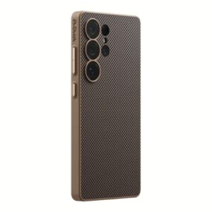 Pitaka รุ่น PIN Button - เคส Galaxy S25 Ultra - สี Black/Gold