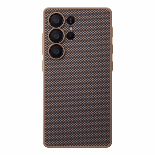 Pitaka รุ่น PIN Button - เคส Galaxy S25 Ultra - สี Black/Gold