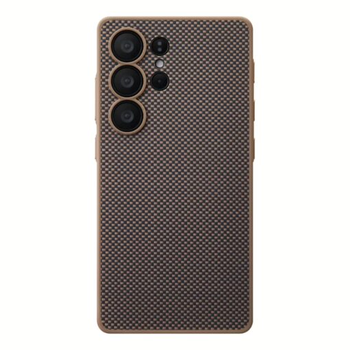 Pitaka รุ่น PIN Button - เคส Galaxy S25 Ultra - สี Black/Gold