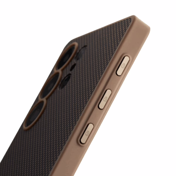 Pitaka รุ่น PIN Button - เคส Galaxy S25 Ultra - สี Black/Gold