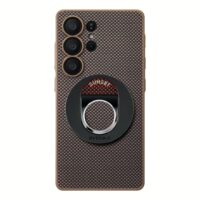 Pitaka รุ่น PIN Button - เคส Galaxy S25 Ultra - สี Black/Gold