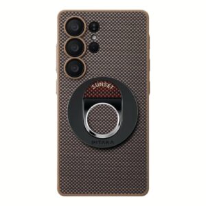 Pitaka รุ่น PIN Button - เคส Galaxy S25 Ultra - สี Black/Gold