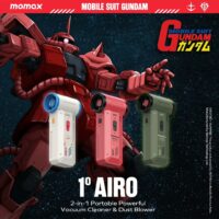 Momax รุ่น 1° Airo - พัดลม+ดูดฝุ่น แบบพกพา 2-in-1 - สี RX-78-2-White (Limited Edition)