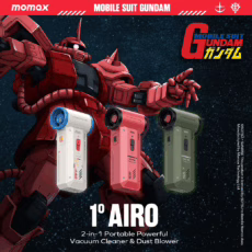 Momax รุ่น 1° Airo - พัดลม+ดูดฝุ่น แบบพกพา 2-in-1 - สี RX-78-2-White (Limited Edition) - Image 8