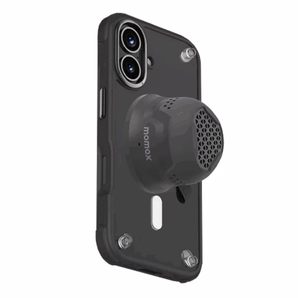 [Set] ลำโพง 1-VibeGo+เคส Momax รุ่น CaseFORM Air (Magnetic) - iPhone 16 Plus - สี Black