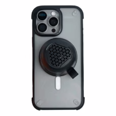 [Set] ลำโพง 1-VibeGo+เคส Momax รุ่น CaseFORM Air (Magnetic) - iPhone 16 Pro Max - สี Black - Image 10