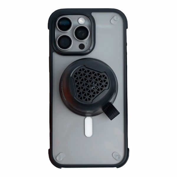 [Set] ลำโพง 1-VibeGo+เคส Momax รุ่น CaseFORM Air (Magnetic) - iPhone 16 Pro Max - สี Black