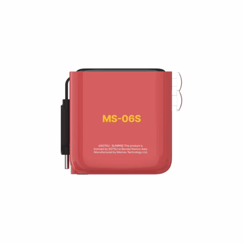 Momax หัวชาร์จ+หัวแปลงปลั๊กไฟ รุ่น 1-World+ Flow 4-Port 35W พร้อมสาย USB-C ในตัว - ลาย MS-06S-Red