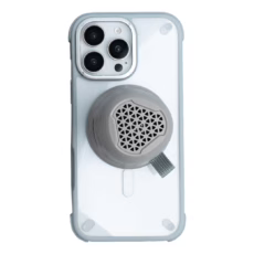 [Set] ลำโพง 1-VibeGo+เคส Momax รุ่น CaseFORM Air (Magnetic) - iPhone 16 Pro Max - สี Gray - Image 10