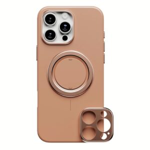ohsnap! รุ่น Snap Case - Bundle set - เซ็ตเคส iPhone 16 Pro Max - สี Cognac Brown