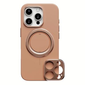 ohsnap! รุ่น Snap Case - Bundle set - เซ็ตเคส iPhone 16 Pro - สี Cognac Brown