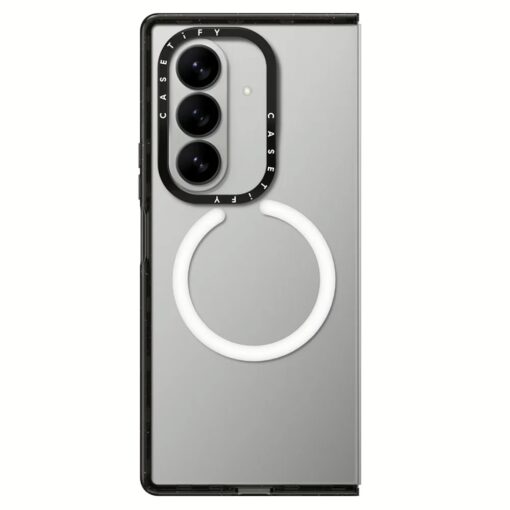 Casetify รุ่น Impact Case with Magnetic - เคส Galaxy Z Fold 7 - สี Clear/Black