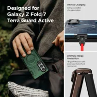 VRS รุ่น Terra Guard Active - เคส Galaxy Z Fold 7 - สี Black