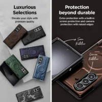 VRS รุ่น Terra Guard Active - เคส Galaxy Z Fold 7 - สี Black