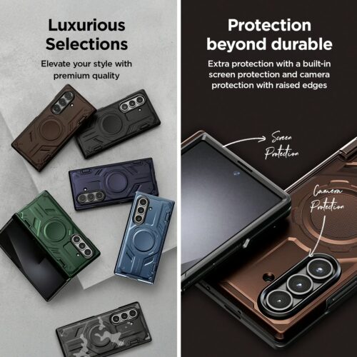 VRS รุ่น Terra Guard Active - เคส Galaxy Z Fold 7 - สี Navy - Image 8