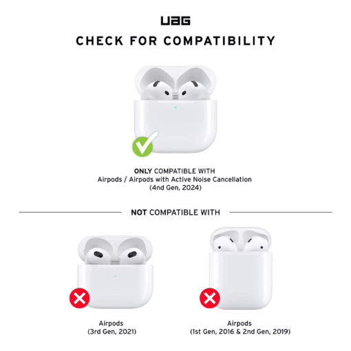 UAG รุ่น Scout - เคส AirPods 4 - สี Black