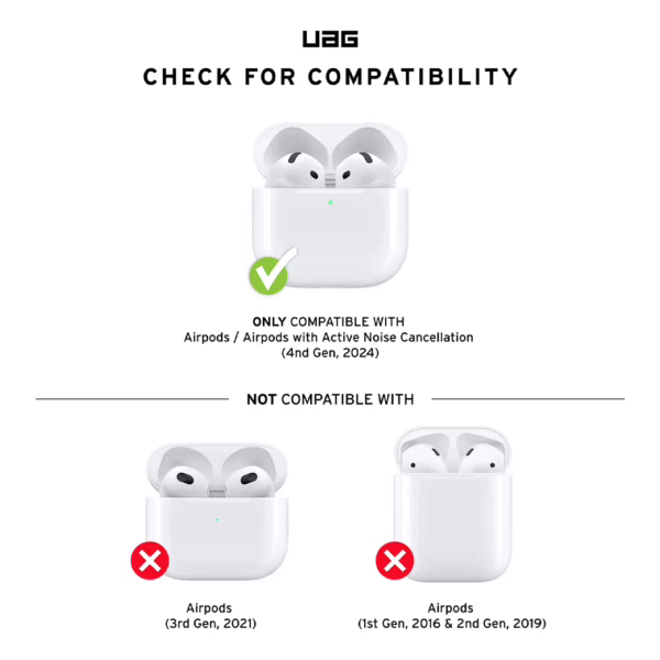 UAG รุ่น Scout - เคส AirPods 4 - สี Olive Drab