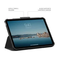 UAG รุ่น Plyo LT - เคส iPad 11" (A16/2025), iPad 10.9" (10th/2022) - สี Ice/Black