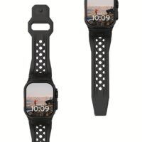 UAG รุ่น Monarch - สายนาฬิกา Apple Watch 42/44/45/49mm - สี Black/Black Titanium