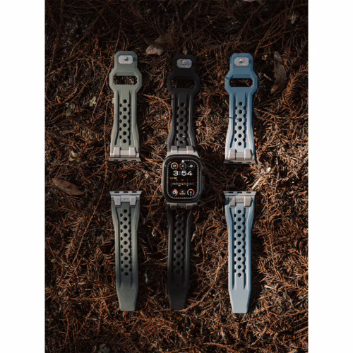 UAG รุ่น Monarch - สายนาฬิกา Apple Watch 42/44/45/49mm - สี Black/Black Titanium