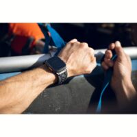 UAG รุ่น Monarch - สายนาฬิกา Apple Watch 42/44/45/49mm - สี Black/Black Titanium